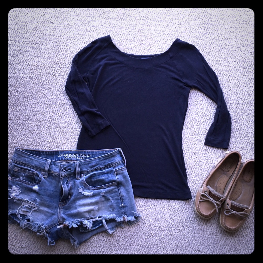 BR boatneck top